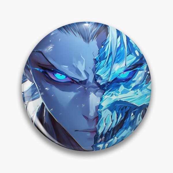 Item preview, Shinigami-Frozen Fury – Ice Shard Anime Warrior Portrait designed and sold by Dyan4.