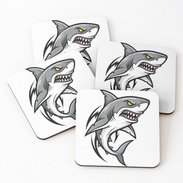 Item preview, Fierce Shark Mascot Logo Aggressive Vector Esports Shark Design designed and sold by Mohsin0.