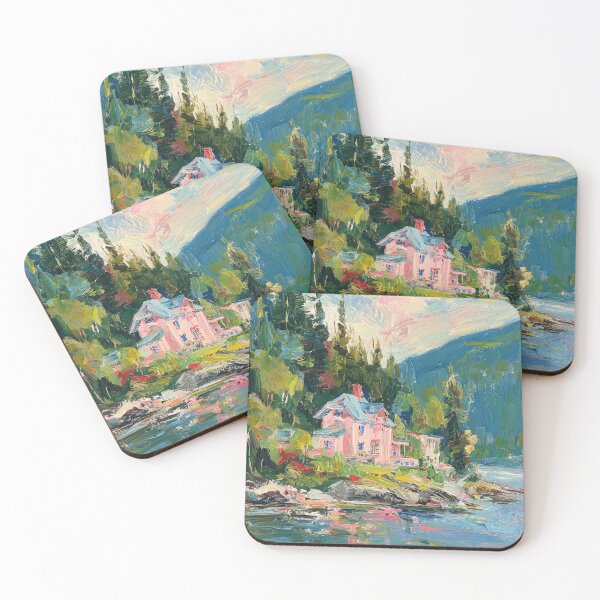 Item preview, Villa by the rocky sea designed and sold by ArtHouseNiklas.