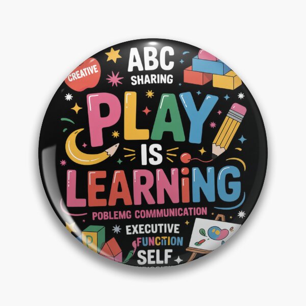 Item preview, Play is Learning Preschool Teacher Life Kindergarten  designed and sold by RuthGAArt.