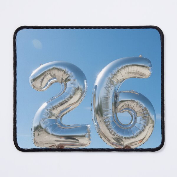 Item preview, Silver Number Balloons Against Blue Sky designed and sold by homydesign.