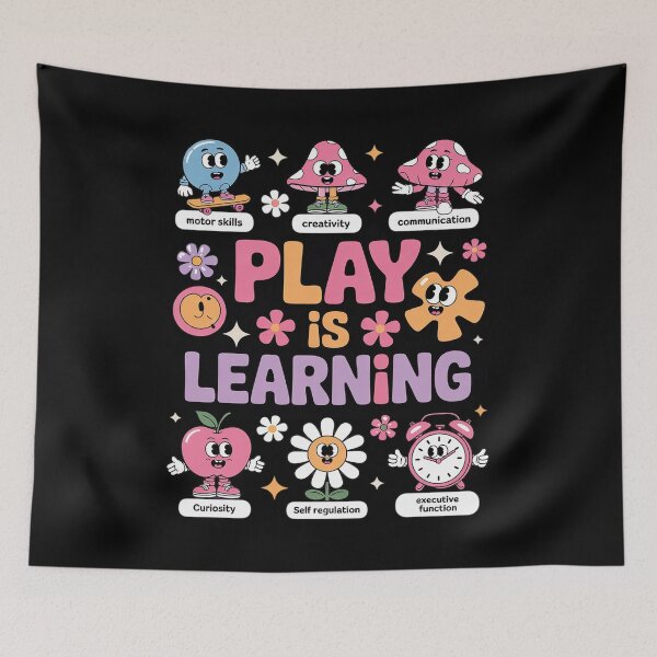 Item preview, Play Is Learning Teacher First Day Of School Back To School  designed and sold by RsFilsingerArt.