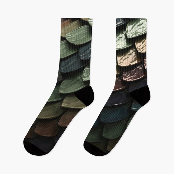 Item preview, Rainbow Dragon Scales designed and sold by Kaleidoscope Print.