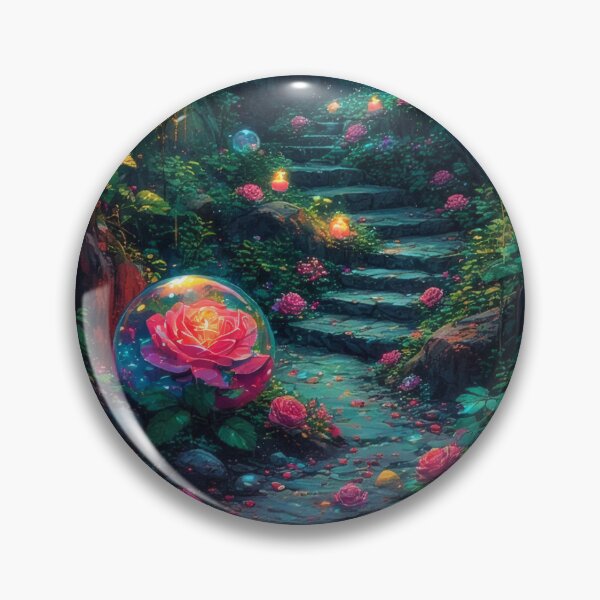 Item preview, A fairytale garden path with candlelight and roses designed and sold by Mianku | Für das Leben.