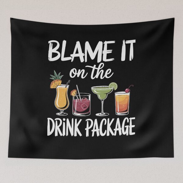 Item preview, Cruise Shirt 2025 Blame It On The Drink Package designed and sold by Elenasriveras.