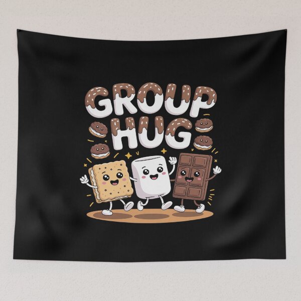 Item preview, Group Hug S'more Funny Smores Camper Camping  designed and sold by VerseFarm.