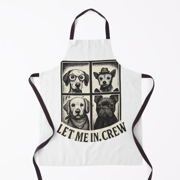 Item preview, Let Me In Crew - Quirky Dogs Peeking Window Illustration designed and sold by Taylor Bb.