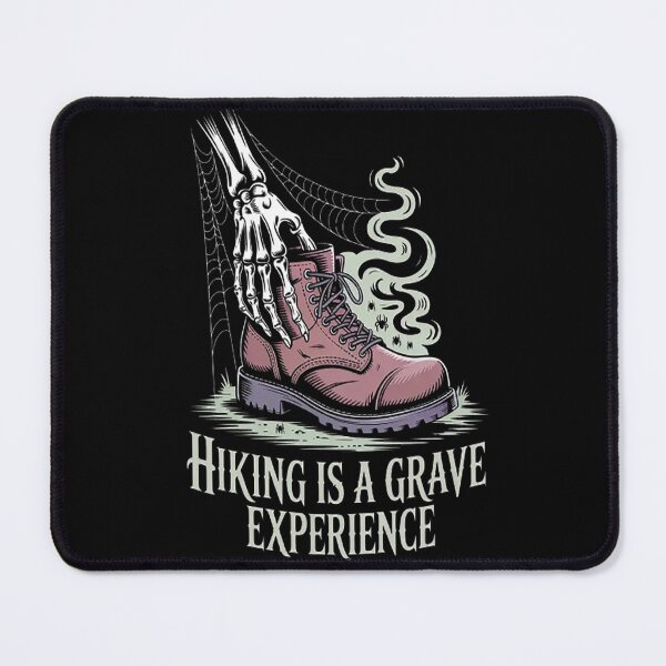 Item preview, Skeleton Trailblazer Hiking Is A Grave Experience Spooky Adventure Awaits designed and sold by TeamLequid.