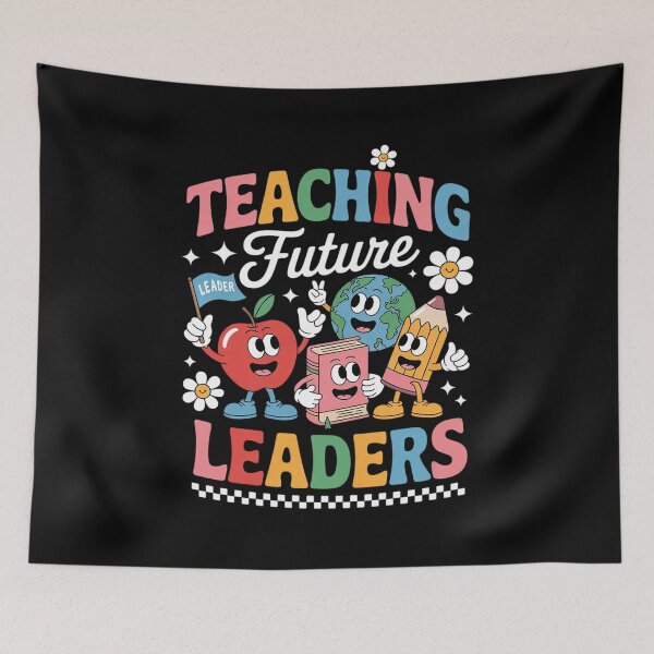 Item preview, Teaching Future Leaders Groovy Teacher Back To School  designed and sold by RsFilsingerArt.