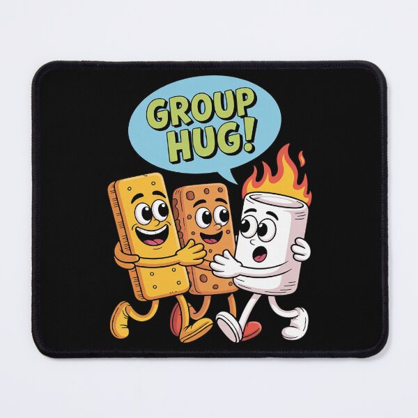 Item preview, Group Hug S'mores Campfire Marshmallow Chocolate Smores1  designed and sold by VerseFarm.
