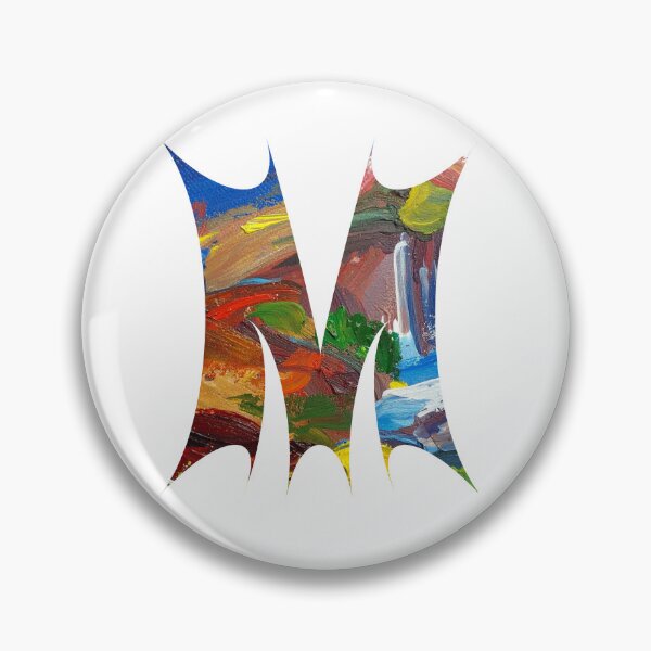 Item preview, Colorful Abstract Letter M T-Shirt Art designed and sold by CoolGTees.