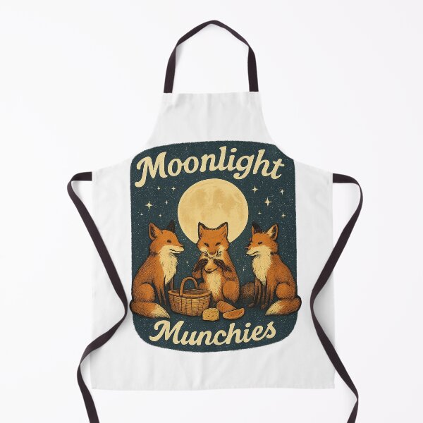 Item preview, Moonlight Munchies Playful Foxes Midnight Picnic designed and sold by Taylor Bb.