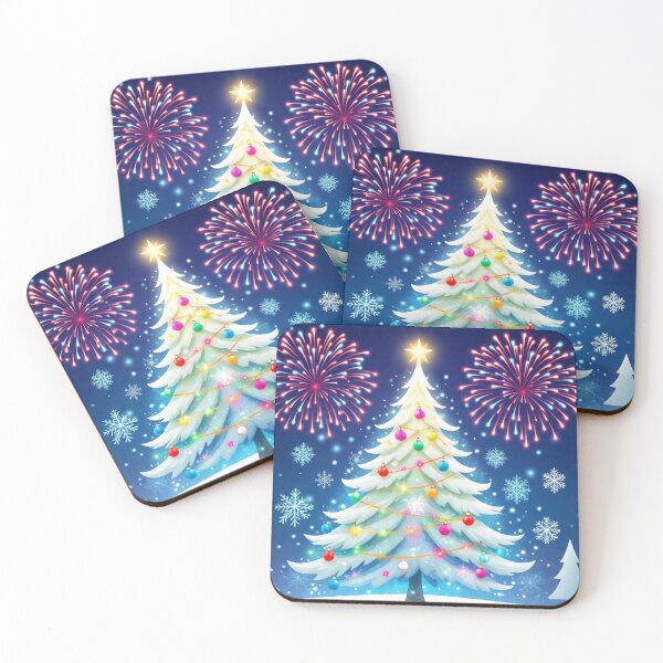 Item preview, Modern Minimal Christmas Tree Illustration for Holiday Season – Clean Festive Winter Artwork designed and sold by LeoArt007.