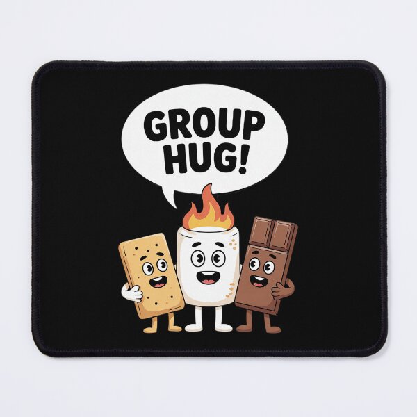 Item preview, Group Hug S'mores Camping Bonefire Chocolate Marshmallow designed and sold by VerseFarm.