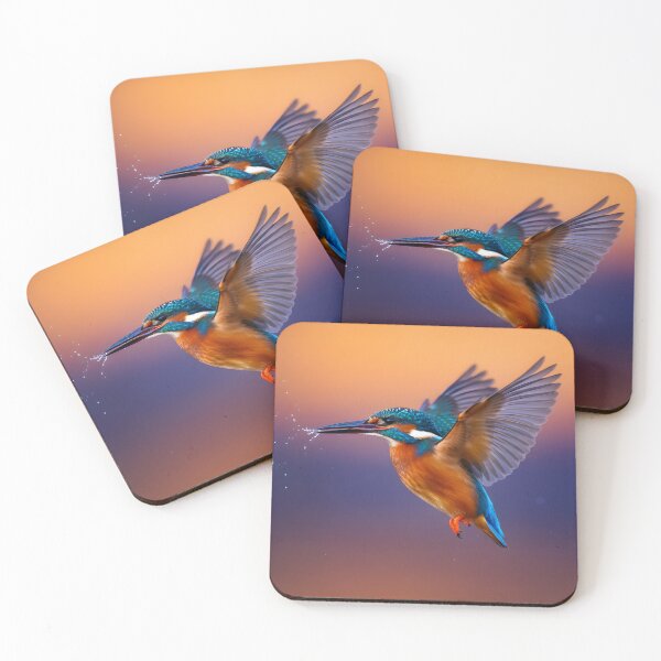 Item preview, Close-up of a Kingfisher Bird in Flight designed and sold by homydesign.