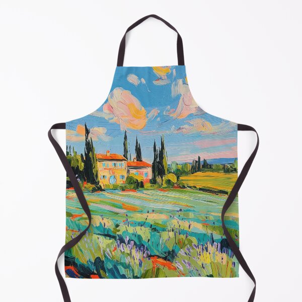 Item preview, Yellow country house in summer light designed and sold by ArtHouseNiklas.