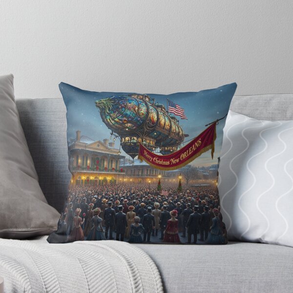 Item preview, Historic  1900’s New Orleans Beauregard-Keyes House XMAS Airship designed and sold by AppliedAtelier.
