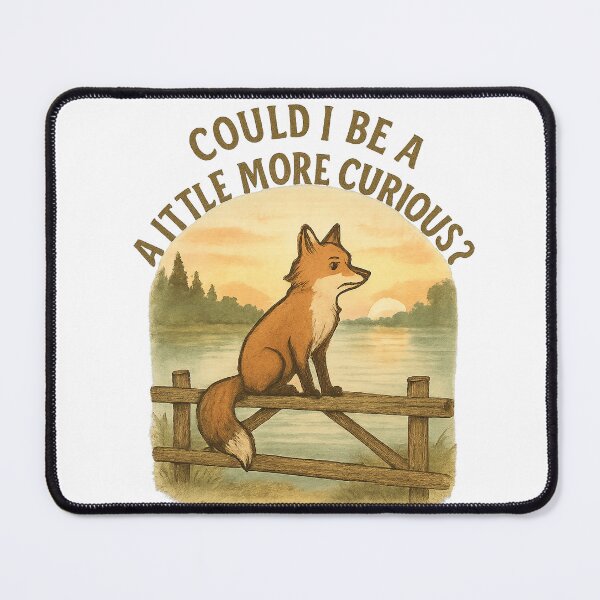 Item preview, Curious Animal on Rustic Bridge - Whimsical Nature Design designed and sold by Taylor Bb.