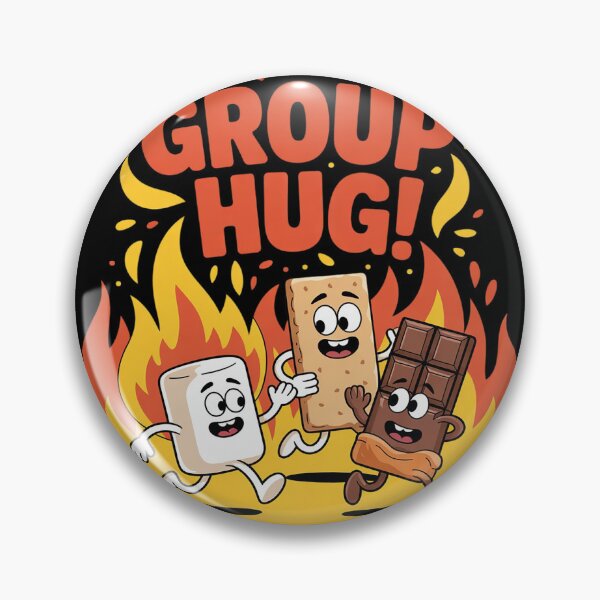 Item preview, Group Hug Smores Camping Roasting Outdoor  designed and sold by VerseFarm.