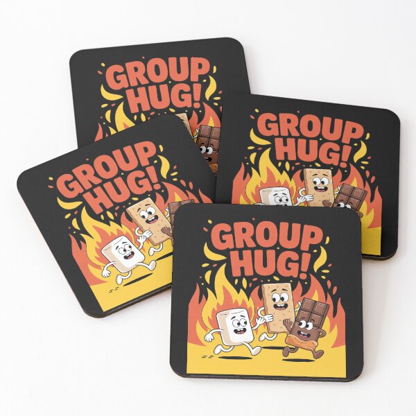 Item preview, Group Hug Smores Camping Roasting Outdoor  designed and sold by VerseFarm.