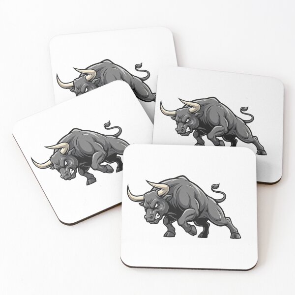 Item preview, Fierce Bull Mascot Logo – Powerful Charging Bull Vector Design designed and sold by Mohsin0.