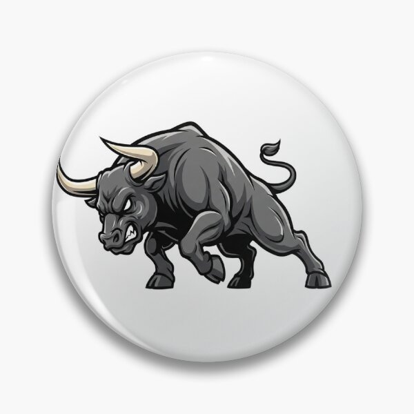 Item preview, Fierce Bull Mascot Logo – Powerful Charging Bull Vector Design designed and sold by Mohsin0.