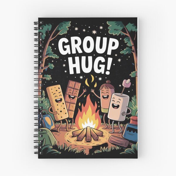 Item preview, Group Hug Smores Chocolate Cute Marshmallow Camping Campfire designed and sold by VerseFarm.