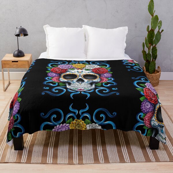 Item preview, Porcelain Skull Blooming with Roses designed and sold by Grafititee.