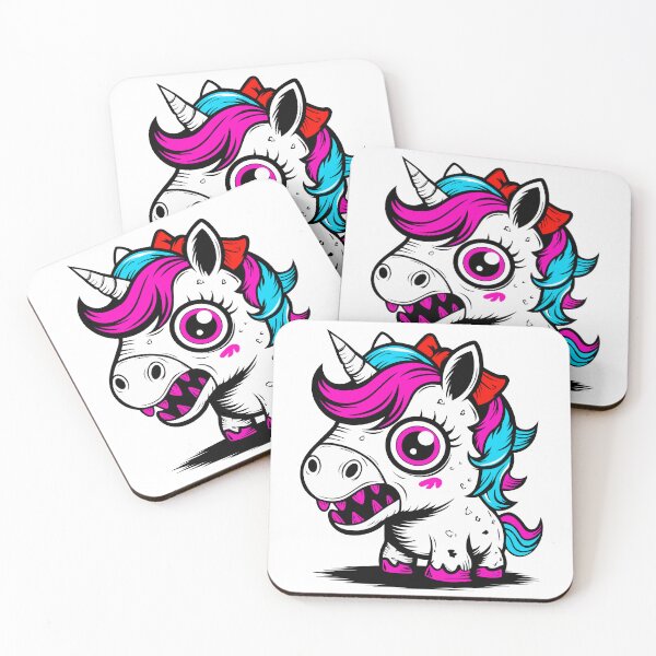 Item preview, Quirky, colorful unicorn designed and sold by QuanntixArt.