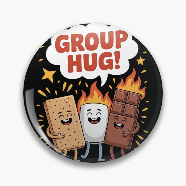 Item preview, Group Hug Smores Funny Camping Chocolate Marshmallow S'mores  designed and sold by VerseFarm.