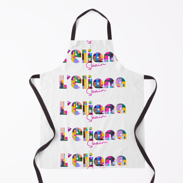 Item preview, L'Eliana, Spain, Vibrant Abstract City Typography Art designed and sold by Wanderful-roads.