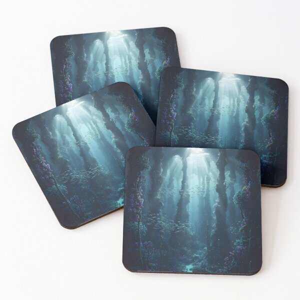 Item preview, Sunlit Underwater Pillars of the Deep designed and sold by homydesign.