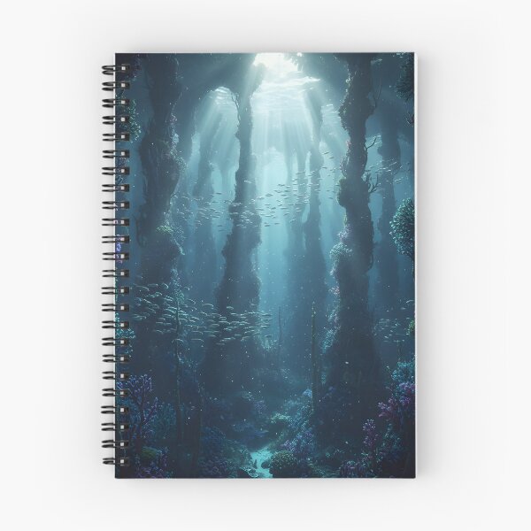 Item preview, Sunlit Underwater Pillars of the Deep designed and sold by homydesign.