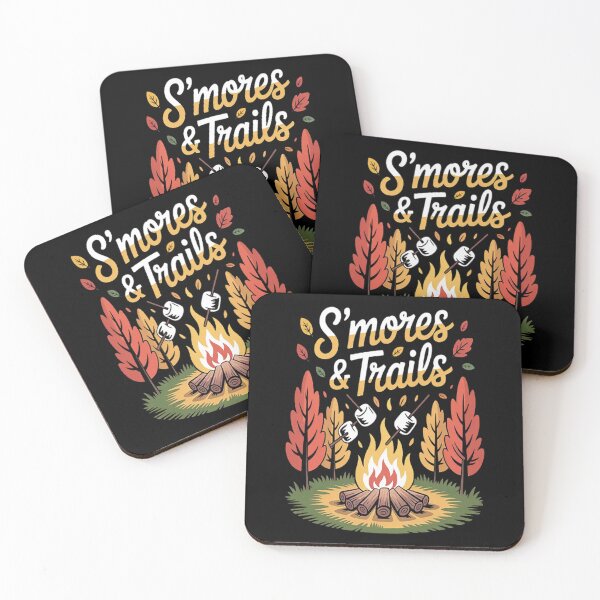 Item preview, Smores Trails Cozy Nights And Campfire Dreams Hiking Enthusiasty Twist Halloween Vibes designed and sold by TeamLequid.