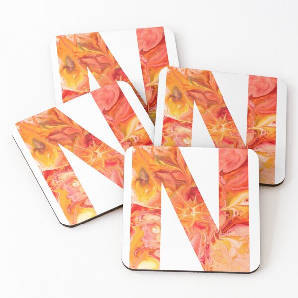 Item preview, Colorful Abstract Letter N T-Shirt Art designed and sold by CoolGTees.