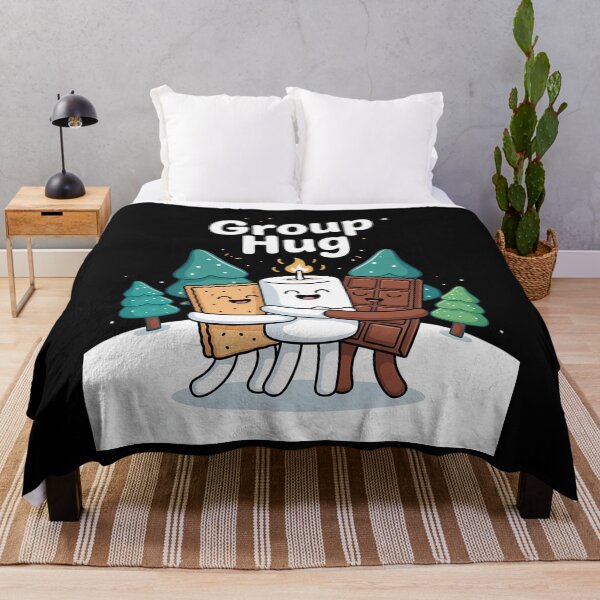 Item preview, Group Hug Smores Marshmallow Chocolate Funny Camping designed and sold by VerseFarm.