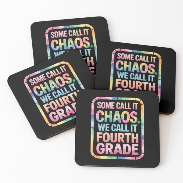 Item preview, Some Call It Chaos We Call It Forth Grade 4th Grade Teacher  designed and sold by RsFilsingerArt.