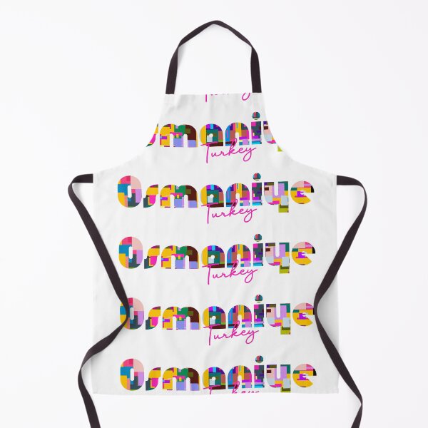 Item preview, Osmaniye, Turkey, Vibrant Abstract City Typography Art designed and sold by Wanderful-roads.