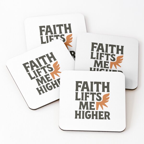 Item preview, Faith Lifts Me Higher - Vintage Hand-Drawn Inspirational designed and sold by Taylor Bb.