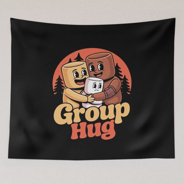 Item preview, Group Hug Smores Group Hug Camping Group Hug  designed and sold by VerseFarm.