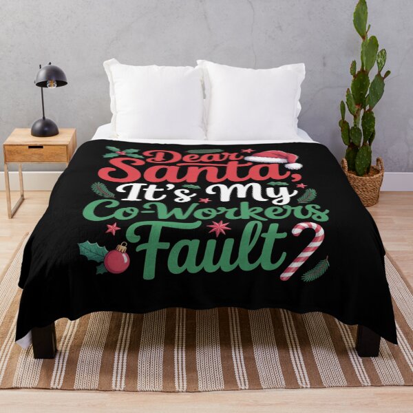 Item preview, Dear Santa It'S My Co-Workers Fault Christmas designed and sold by RayhendersonArt.