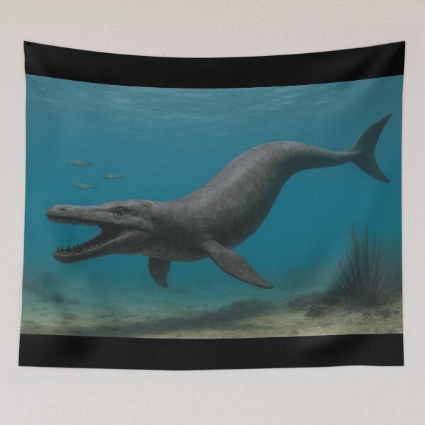 Item preview, The Serpentine Monarch of the Ancient Eocene Deep designed and sold by PrehistoryPulse.