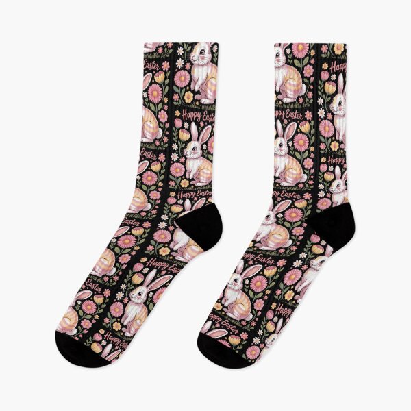 Item preview, Easter Day Bunny Floral Flower Rabbit Cute designed and sold by YaulTape.