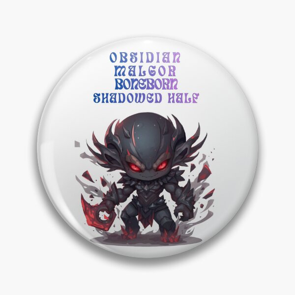 Item preview, Obsidian Malcor Boneborn – The Shadowed Half of Monzora designed and sold by Monzora.
