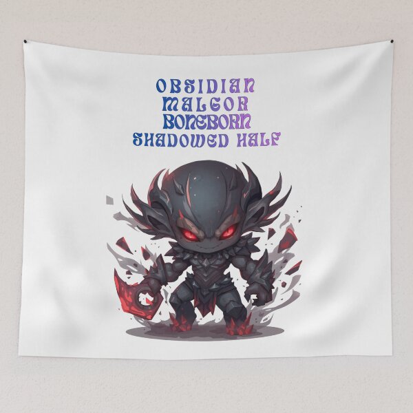 Item preview, Obsidian Malcor Boneborn – The Shadowed Half of Monzora designed and sold by Monzora.