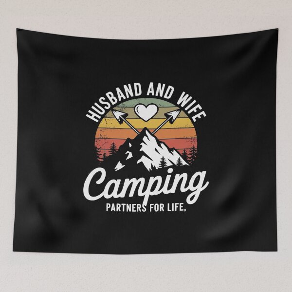 Item preview, Husband And Wife Camping Partners For Life Funny Camper 1  designed and sold by VerseFarm.