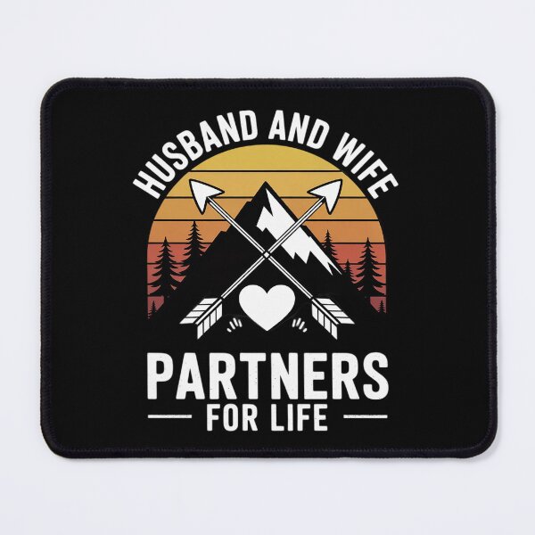 Item preview, Husband And Wife Camping Partners For Life Funny Camper designed and sold by VerseFarm.