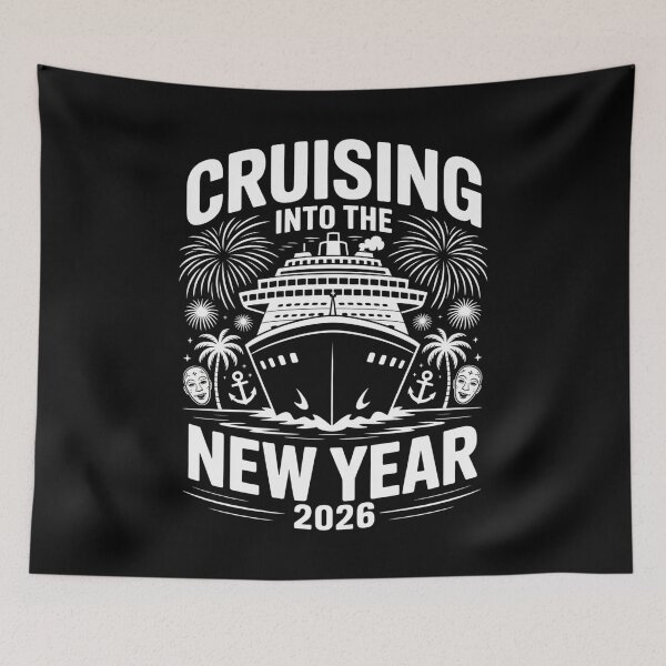 Item preview, Cruising Into 2026 New Years Eve Party Favors Family Holiday designed and sold by DianaStantzo.
