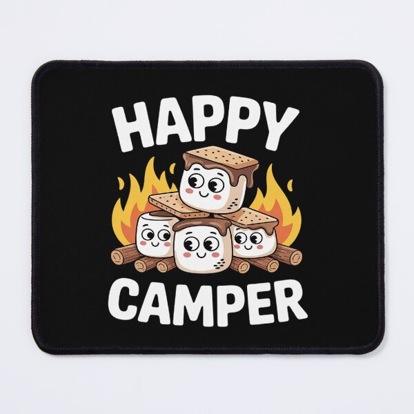 Item preview, Kawaii Smore Happy Camper Camping Crew Trip Campfire Squad  designed and sold by VerseFarm.