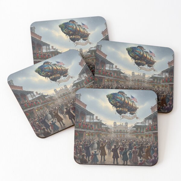 Item preview, Historic  1900’s New Orleans Ursuline Convent XMAS Airship designed and sold by AppliedAtelier.